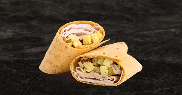 Apple Curry Chicken Wrap