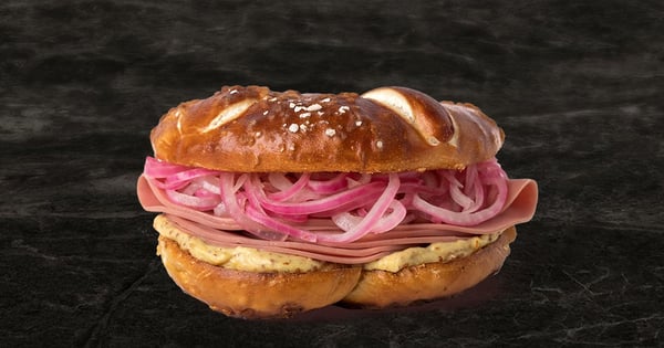 Bologna Pretzel Sandwich