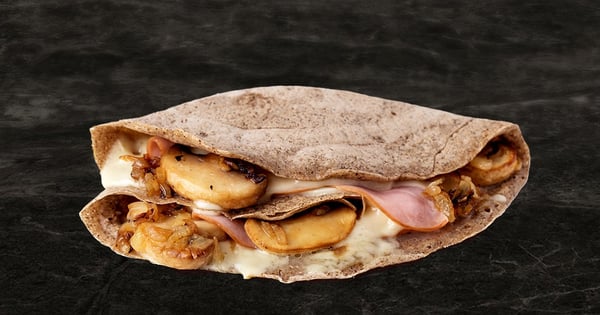 Black Forest Ham Stuffed Buckwheat Crêpes