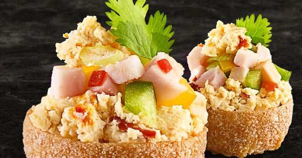 Spicy Boursin and Turkey Salsa Bites