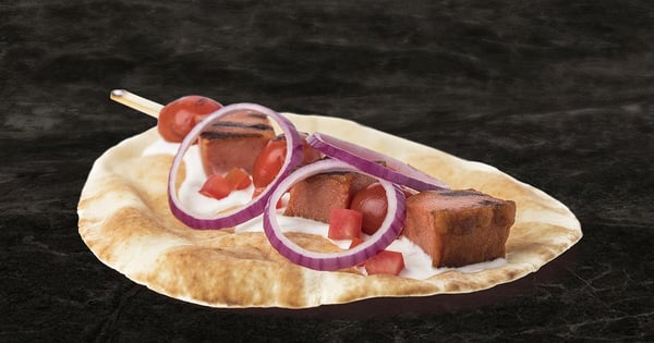 Tomato-bologna souvlaki