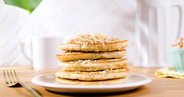 Toasted Coconut Pancakes