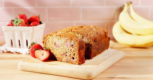 Strawberry Banana Bread