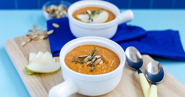 Creamy Butternut Squash and Apple Soup