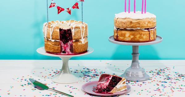 Double-Decker Chocolate and Cherry-Raspberry Birthday Pie Recipe