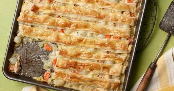 All-Crust Sheet Pan Chicken Pot Pie