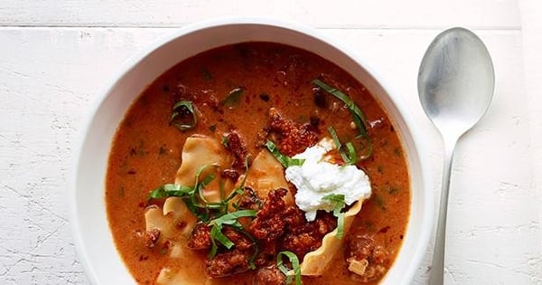 Lasagna Soup