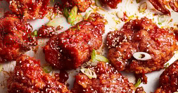 Korean fried chicken wings