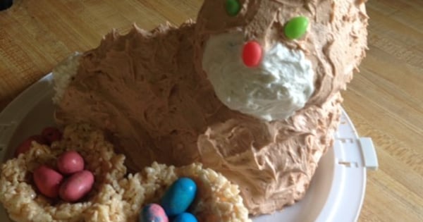 Easter Lamb Pound Cake