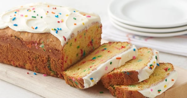 Birthday Cake-Mix Bread