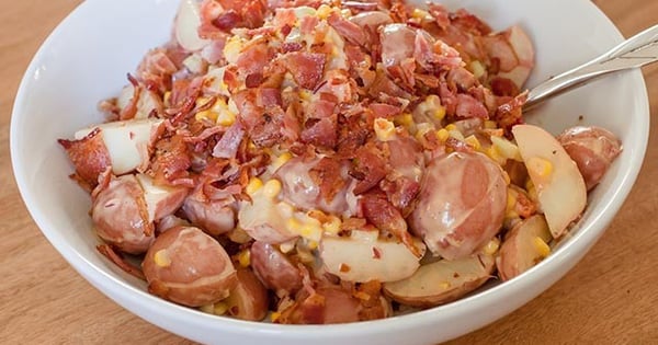 BBQ Potato, Bacon & Corn Salad