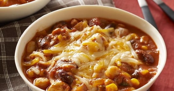 Slow-Cooker Chunky Chicken Chili