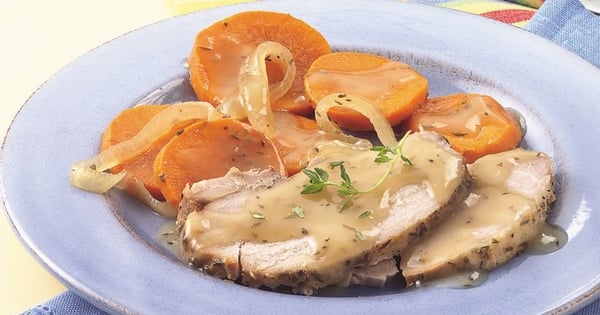 Slow-Cooker Winter Pork Roast Dinner