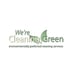 We're Cleaning Green Logo We're Cleaning Green