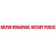 Nilpar Honarvar Notary Public logo