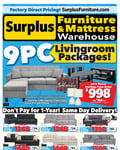 Surplus Furniture & Mattress Warehouse - South Ontario - Flyer Specials