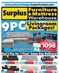 Surplus Furniture & Mattress Warehouse - Sault Ste Marie & Thunder bay - Flyer Specials