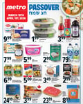 Metro - Ontario - Passover