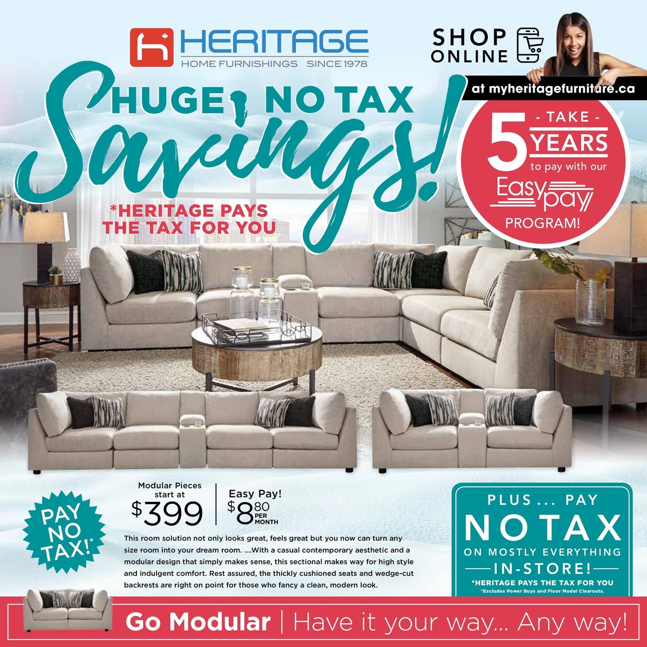 Heritage Furniture - Huge No Tax Savings - Page 1