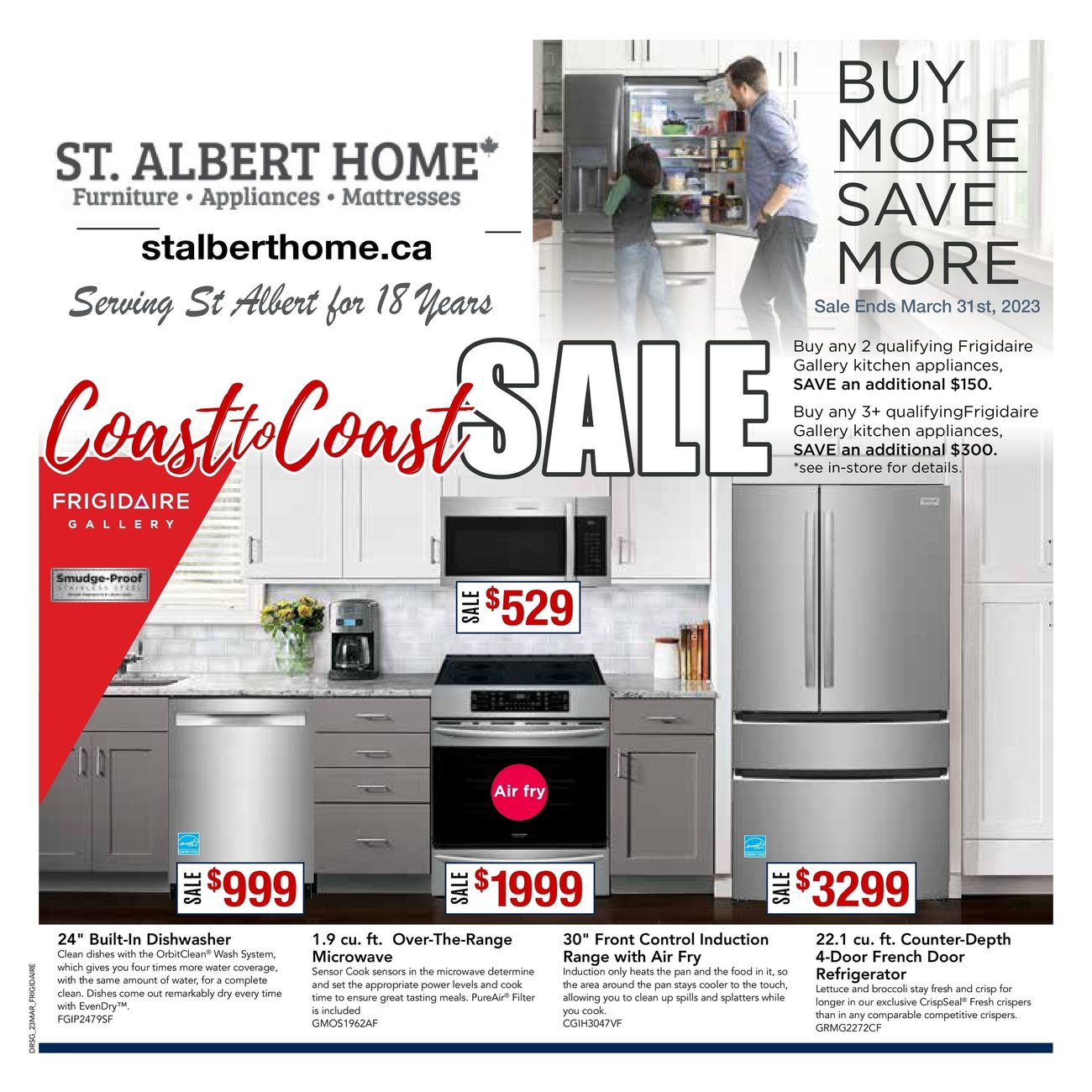 St. Albert Home - Frigidaire + Electrolux Sale - Page 1