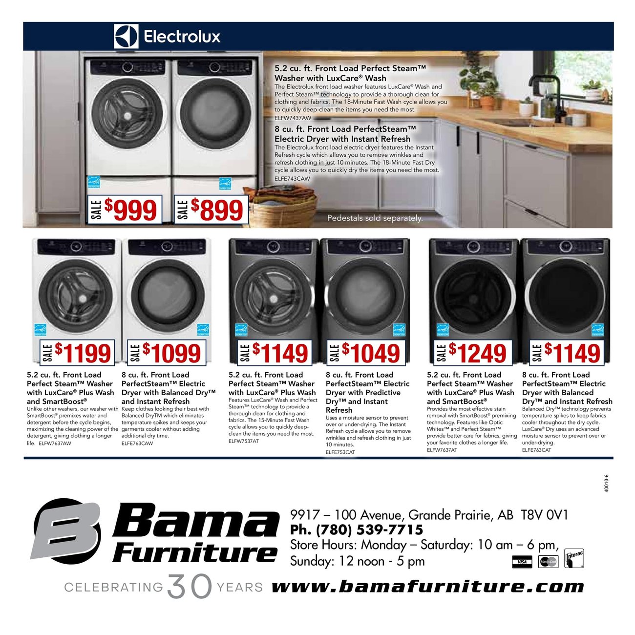 Bama Furniture - Frigidaire + Electrolux Sale - Page 4