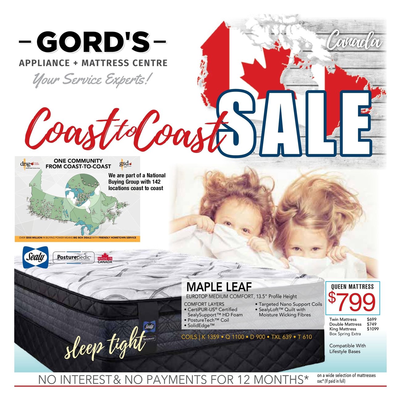 Gord's Appliances - Mattress Sale - Page 1