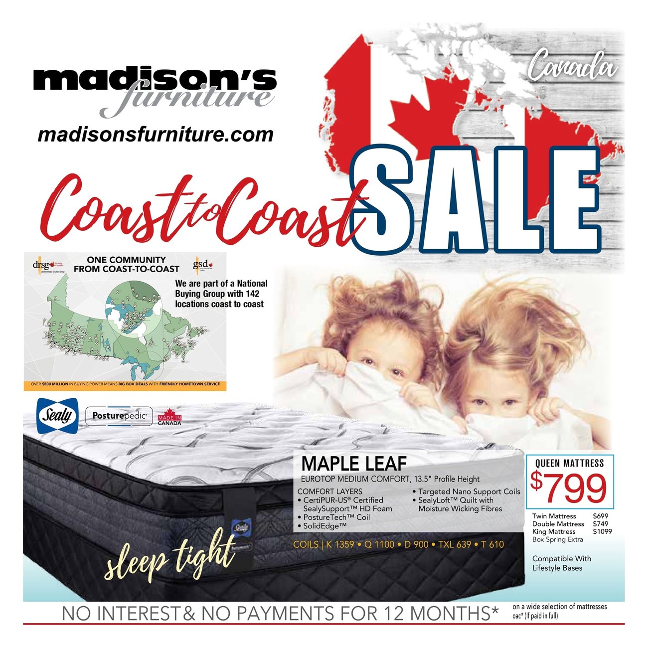 Madison's Furniture - Mattress Sale - Page 1