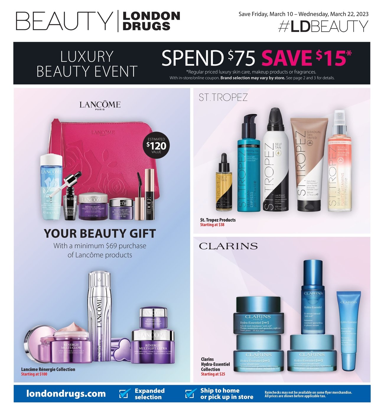 London Drugs - Luxury Beauty Event - Page 1