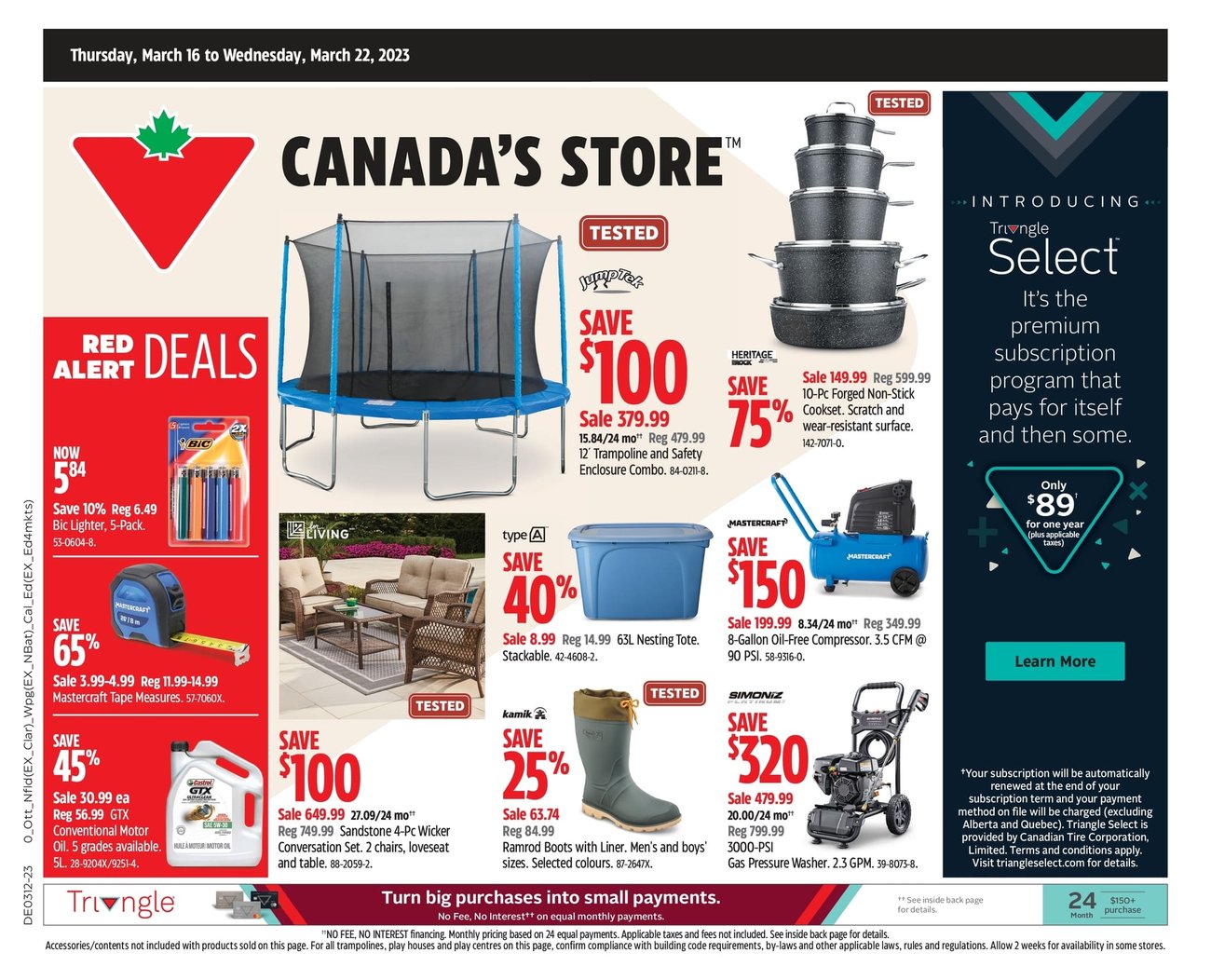 Canadian Tire - Weekly Flyer Specials - Page 1