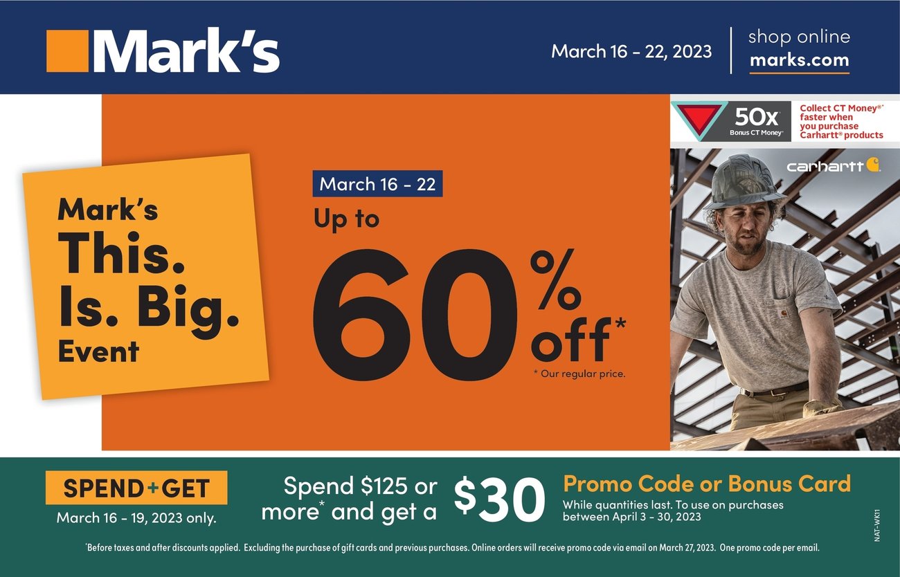 Mark's - Weekly Flyer Specials - Page 1