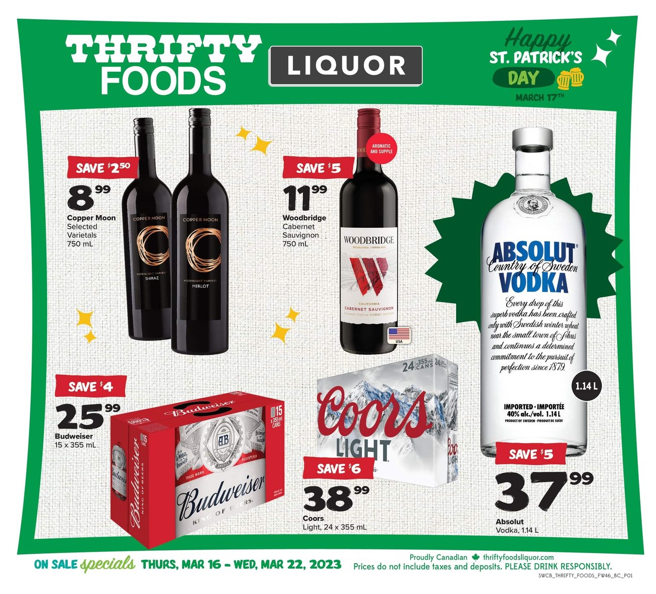 Thrifty Foods - Liquor - Page 1