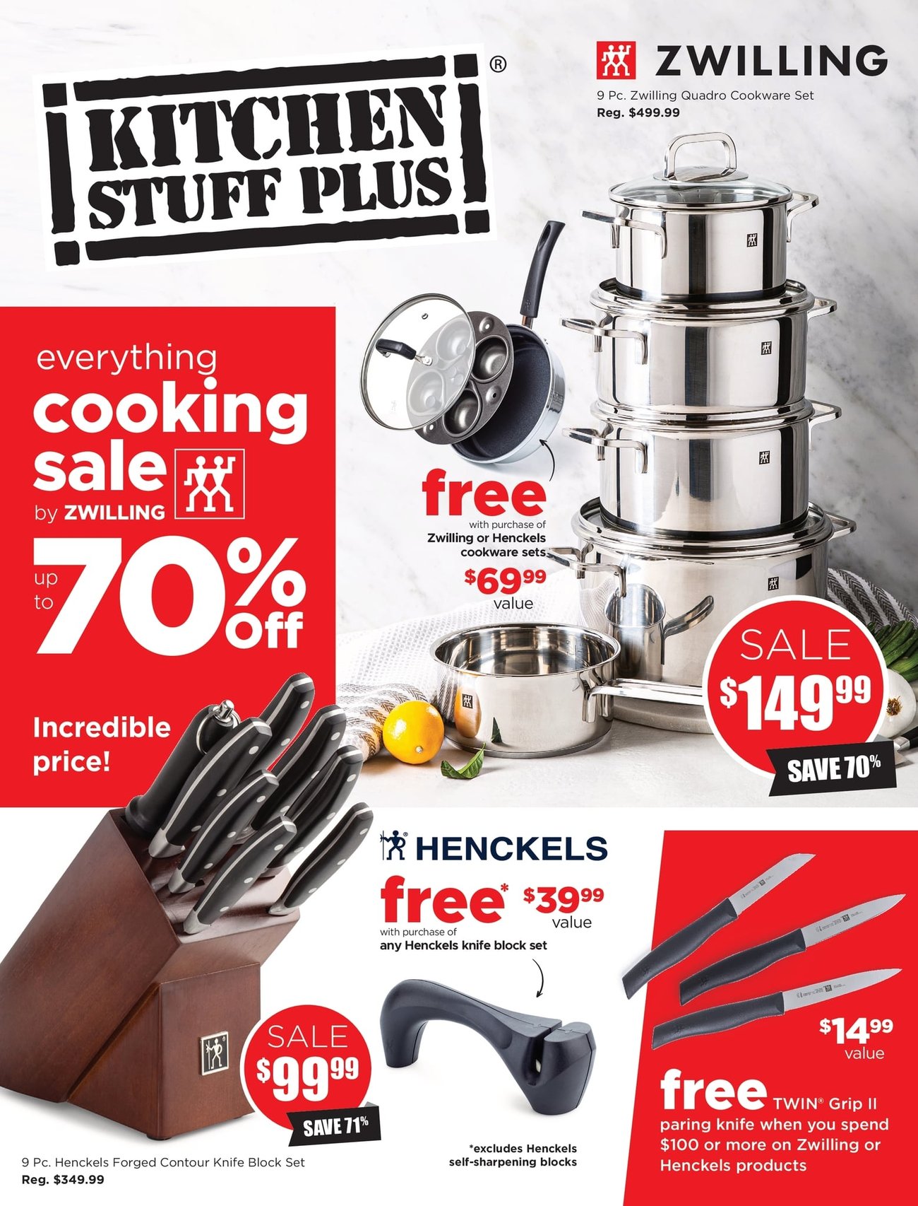 Kitchen Stuff Plus - Everything Cooking Sale - Page 1