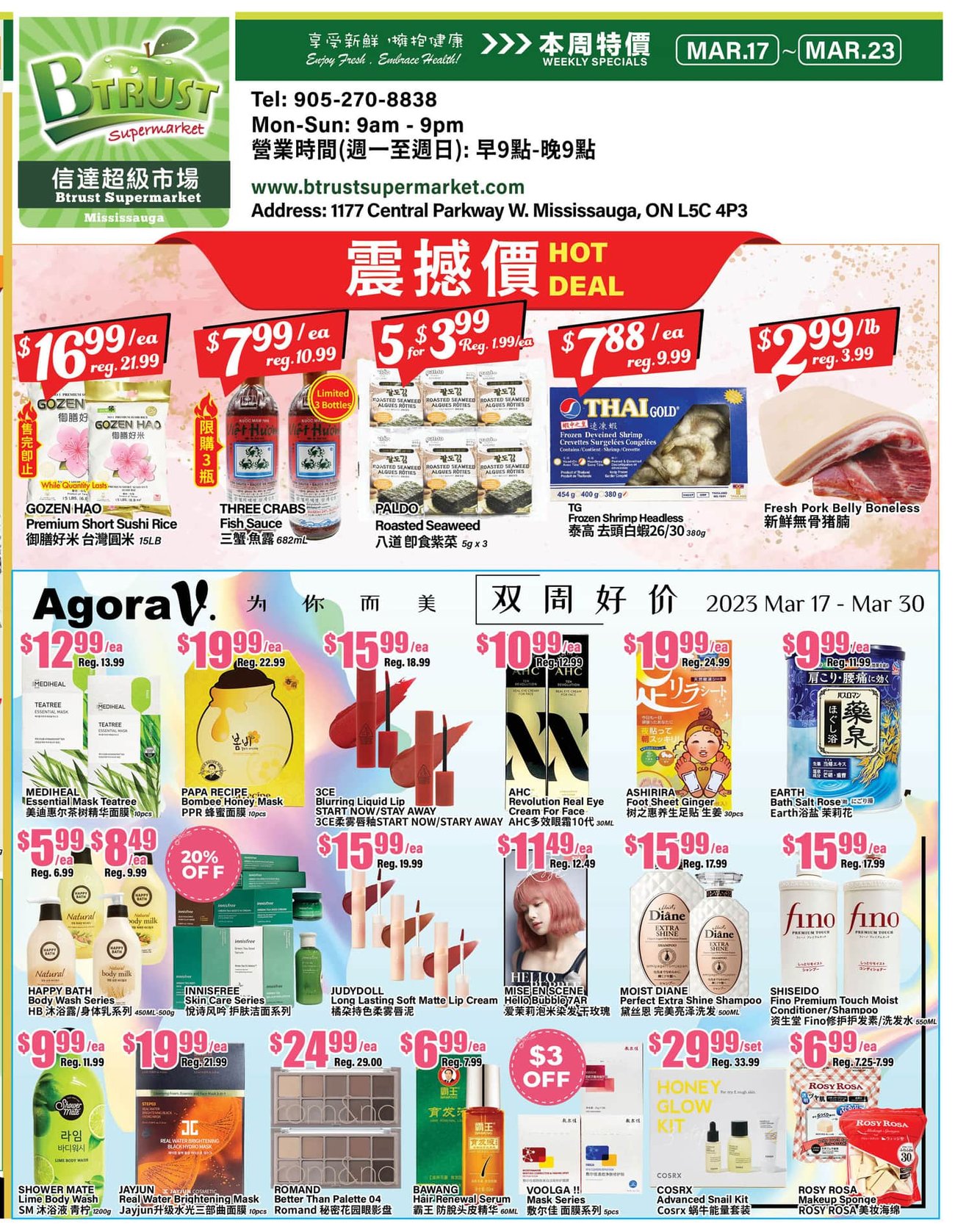 BTrust supermarket - Mississauga - Weekly Flyer Specials - Page 1