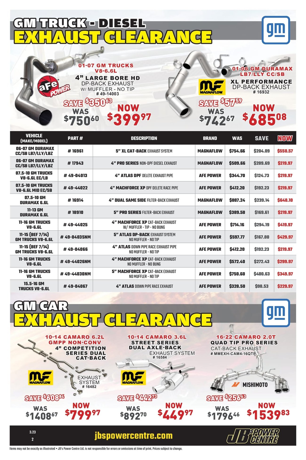 JB's Power Centre - Monthly Savings - Page 2
