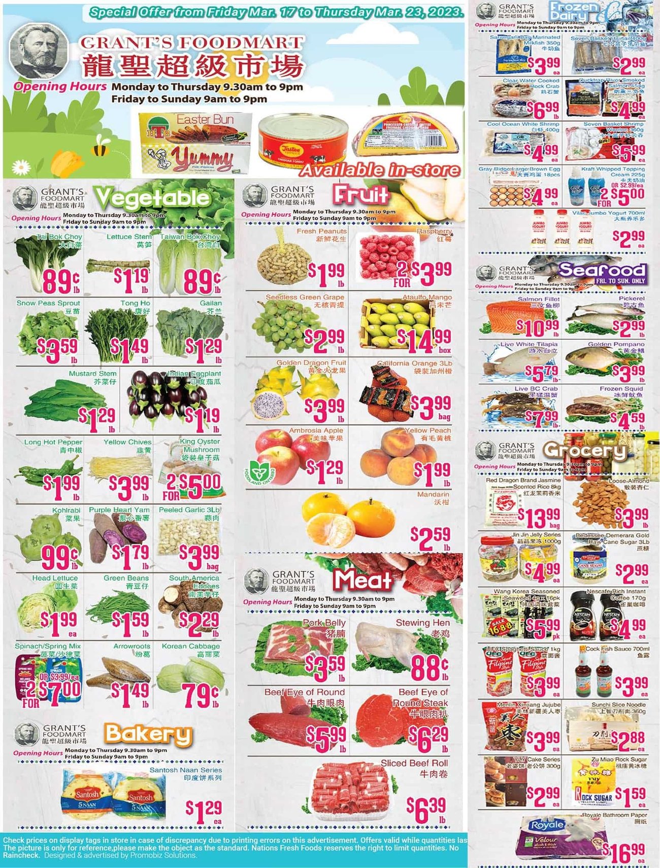 Grant's Foodmart - Weekly Flyer Specials - Page 1