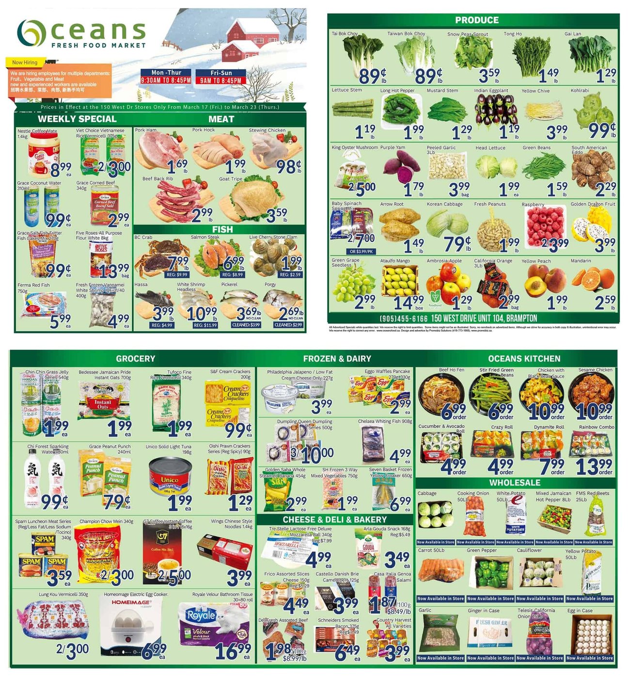 Oceans Fresh Food Market - Brampton West Drive - Weekly Flyer Specials - Page 1