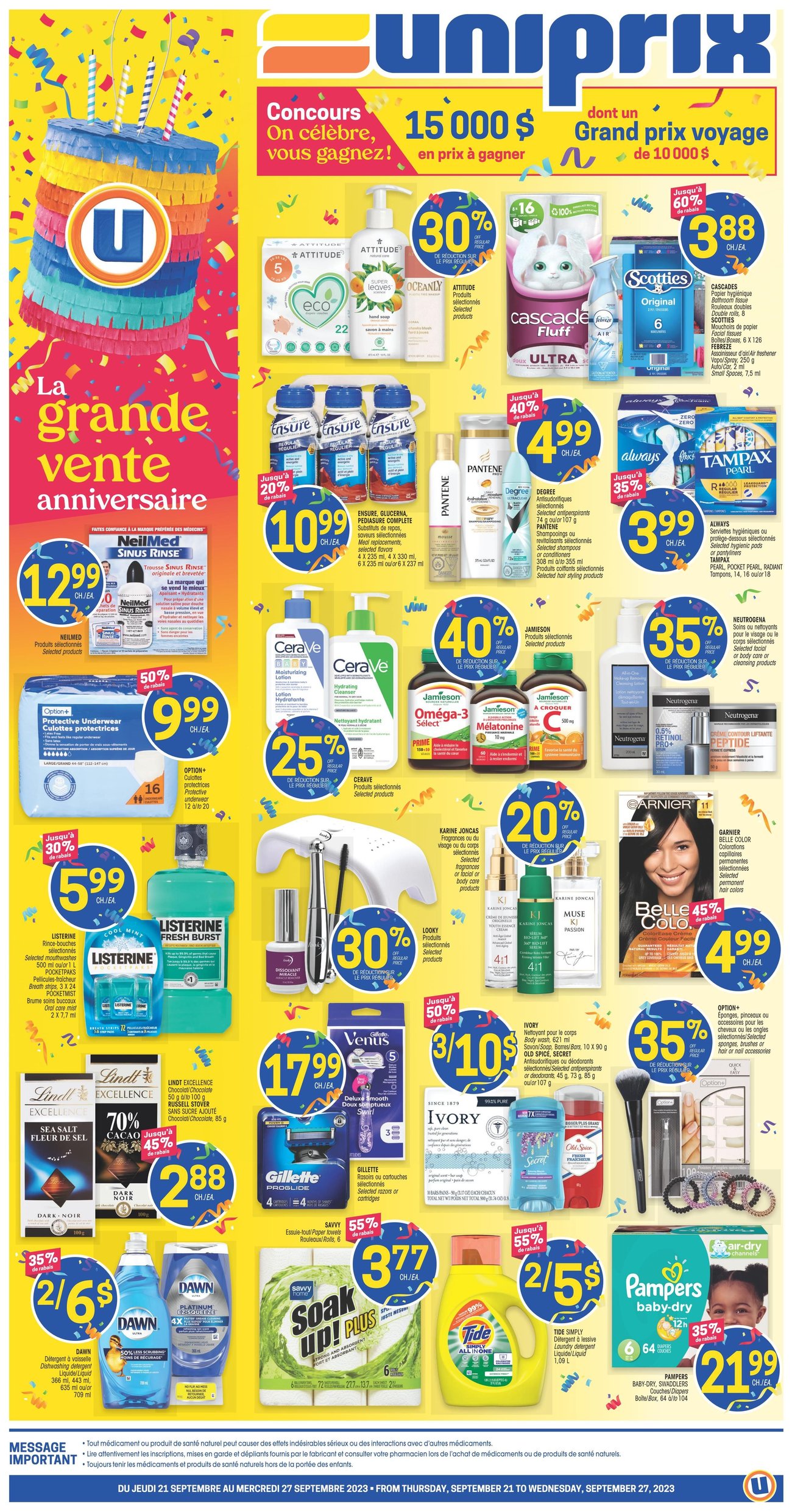 Uniprix - Weekly Flyer Specials - Page 1