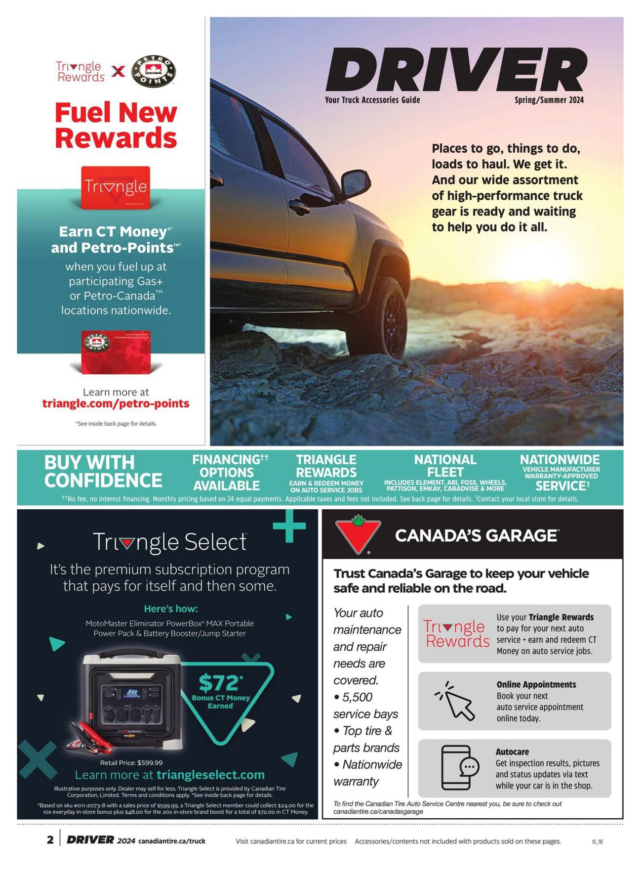 Canadian Tire - Driver Catalogue Spring/Summer 2024 - Page 2