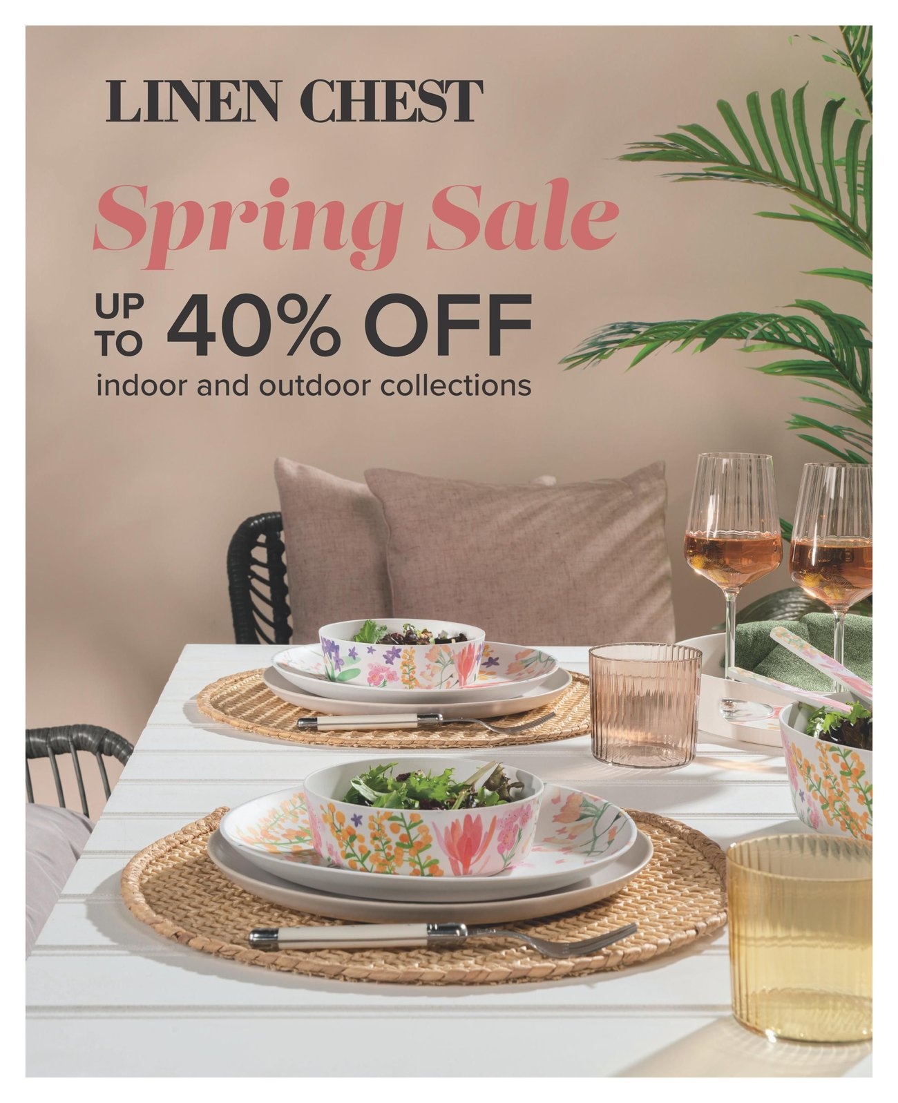 Linen Chest - Spring Sale Flyer - Page 1