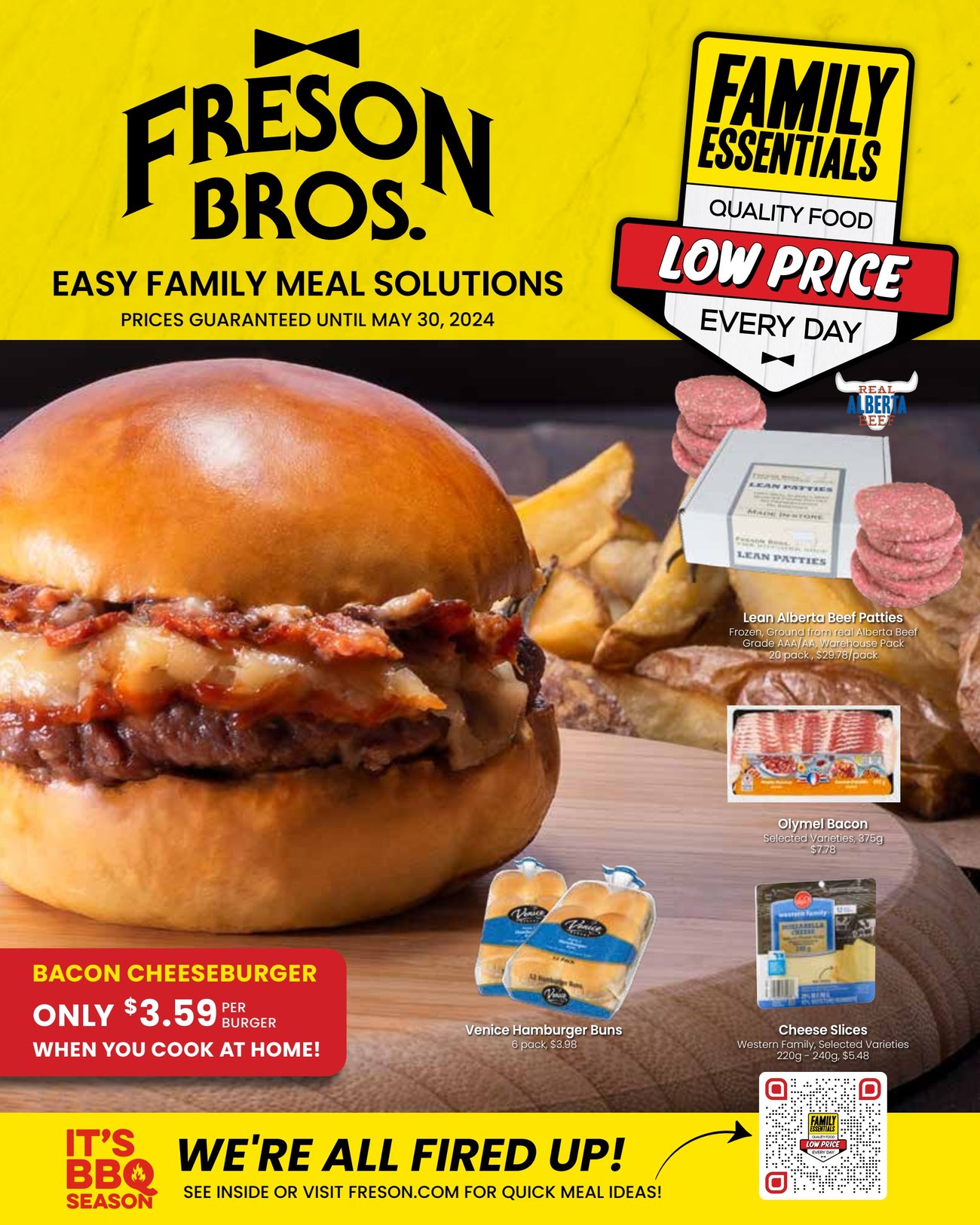 Freson Bros - Flyer Specials - Easy Family Meals - Page 1