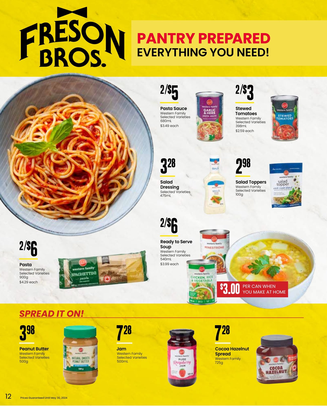 Freson Bros - Flyer Specials - Easy Family Meals - Page 12