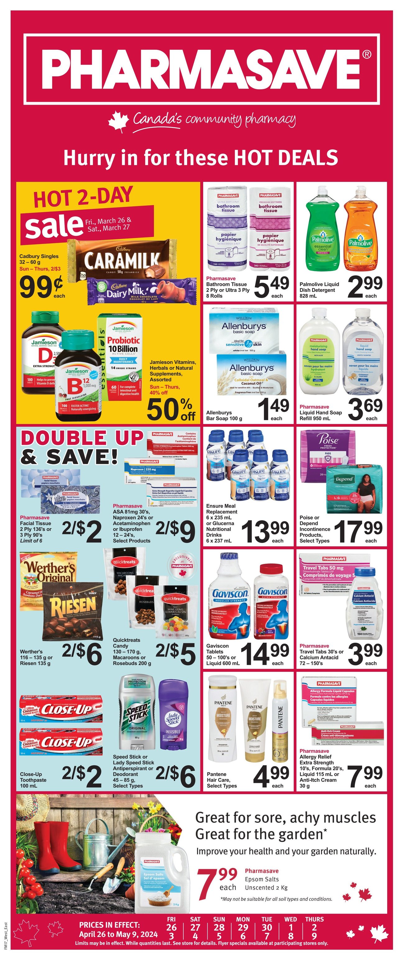 Pharmasave - Ontario and Western Canada - 2 Weeks of Savings - Page 1