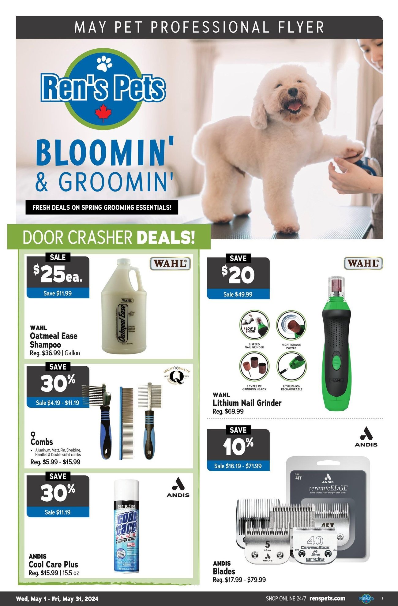 Ren's Pets - Grooming Monthly Savings - Page 1