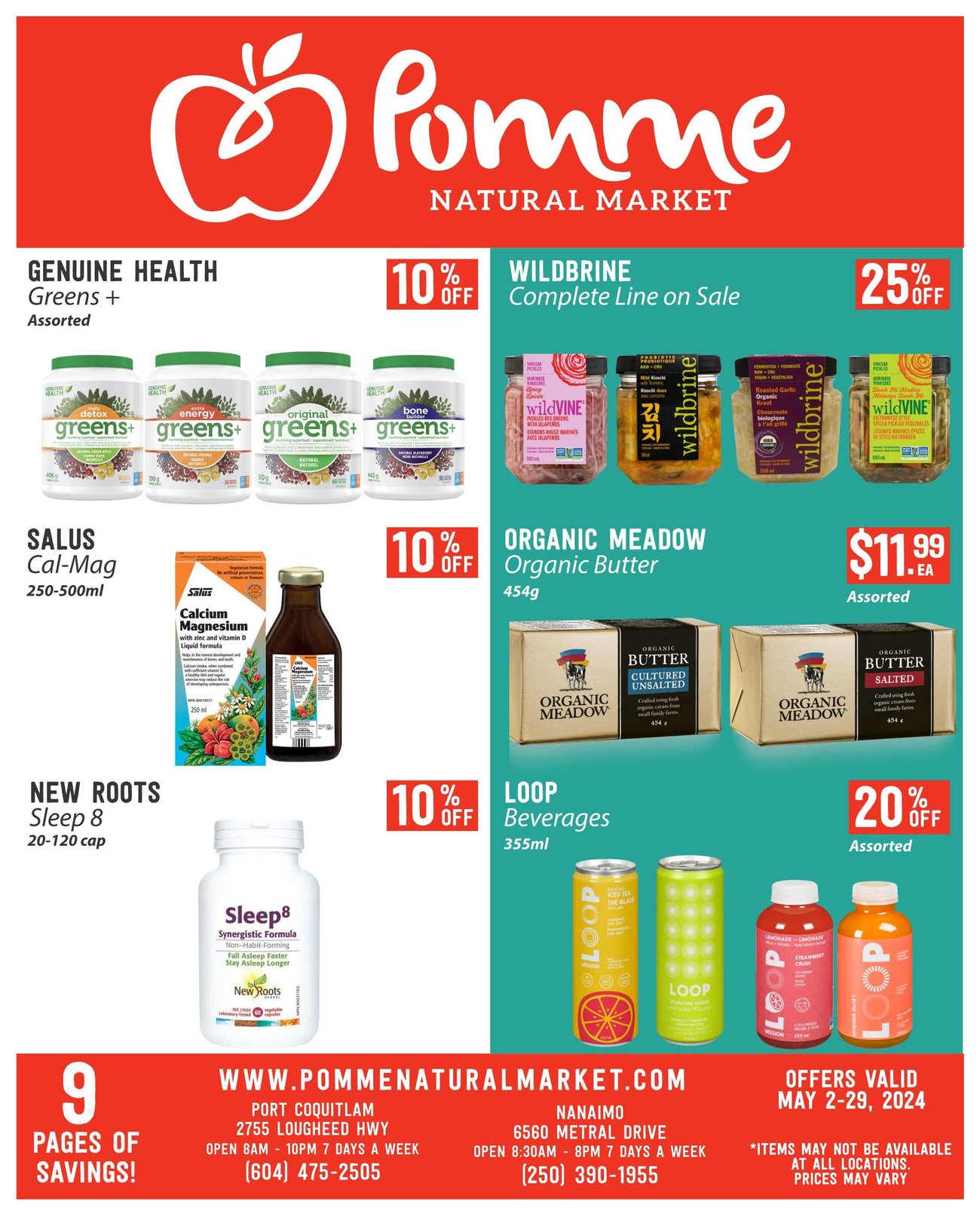 Pomme Natural Market - Monthly Savings - Page 1