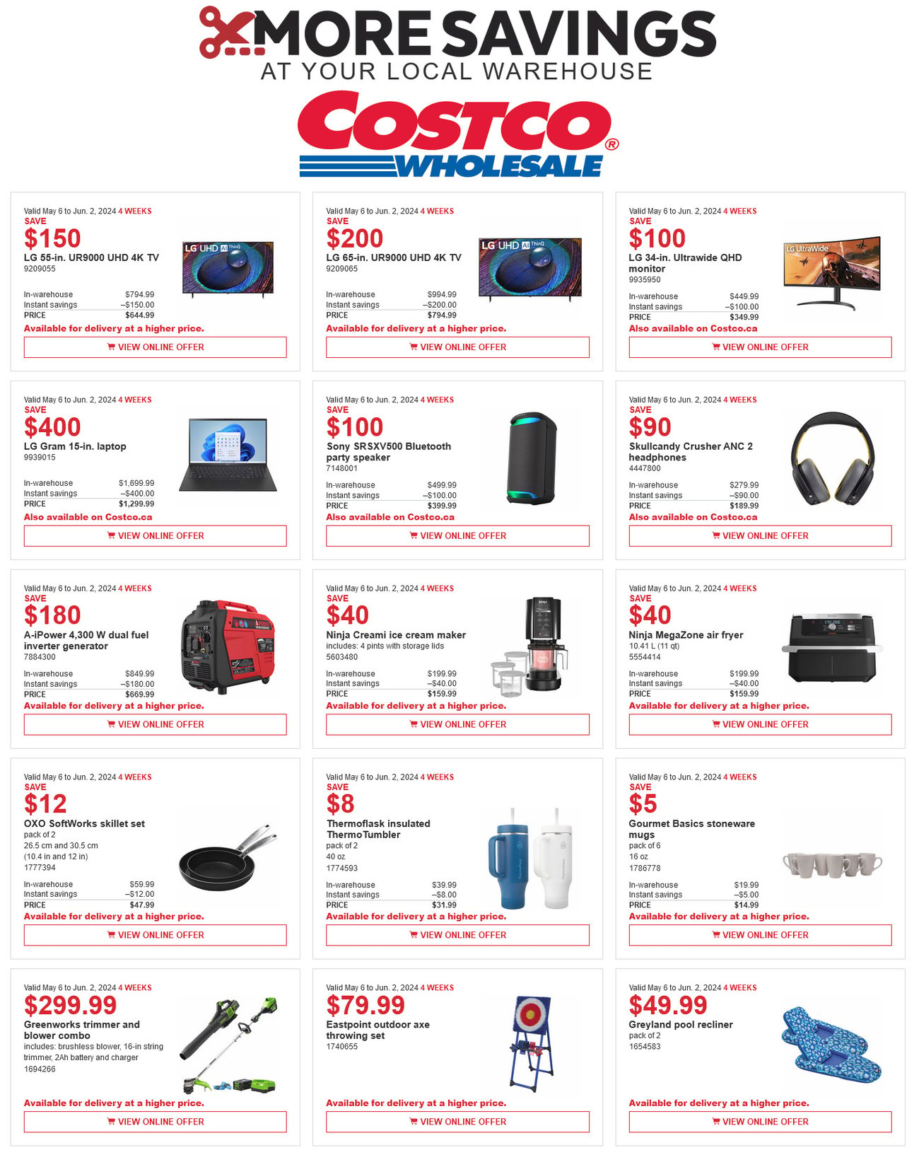 Costco Flyer - Savings & Coupons at your Local Warehouse and Online - Page 1