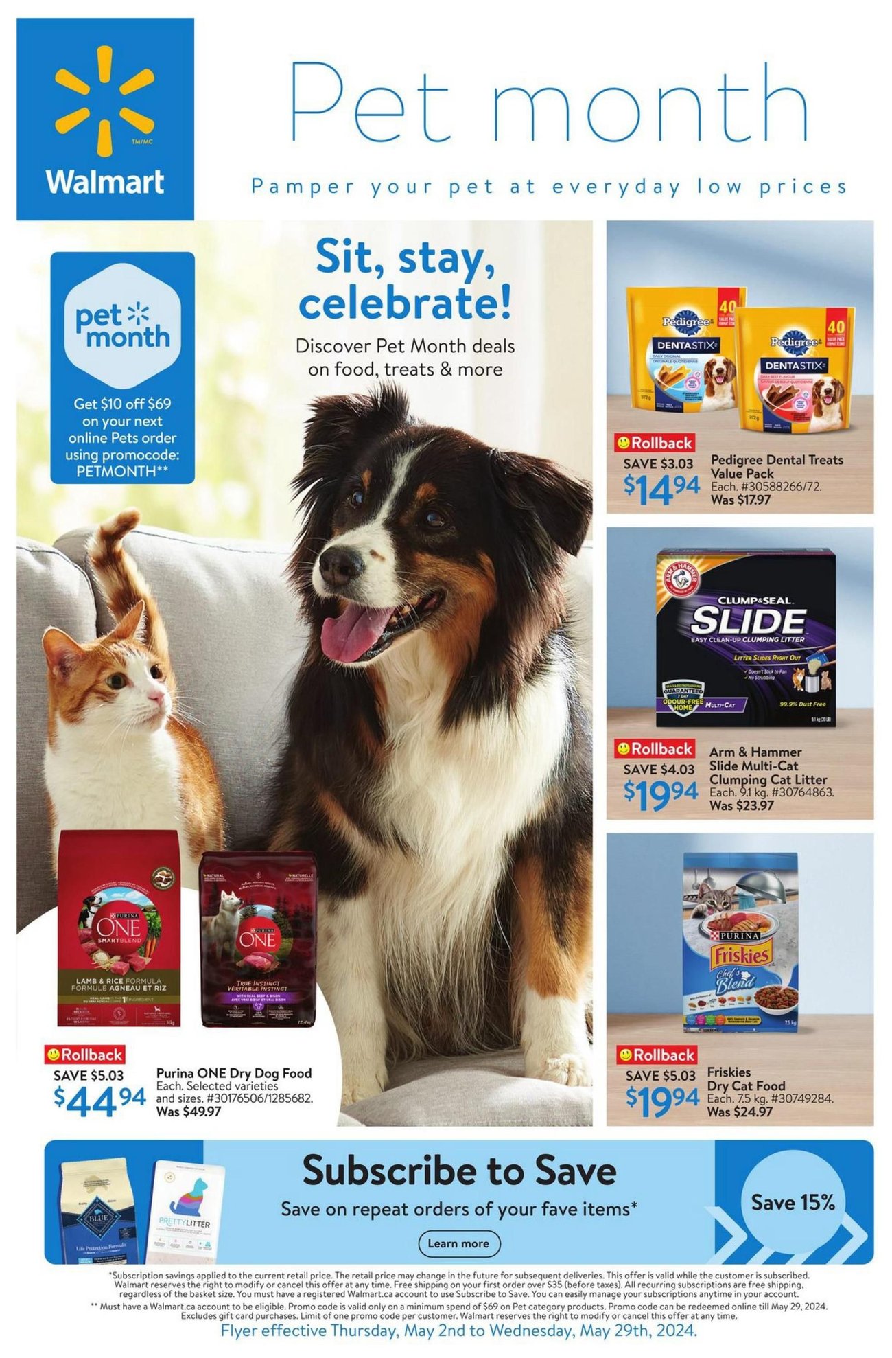 Walmart Canada - Pet Month Specials - Page 1