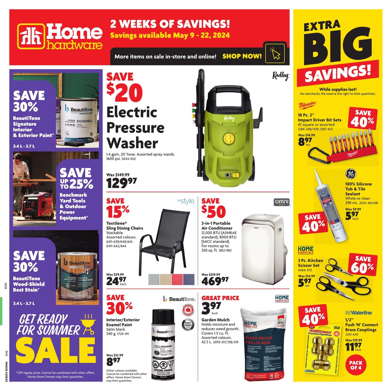 Home Hardware - Ontario - 2 Weeks of Savings - Page 1