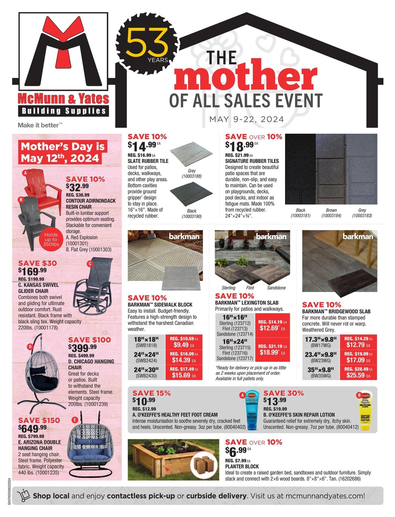 McMunn & Yates Building Supplies - Flyer Specials - Page 1