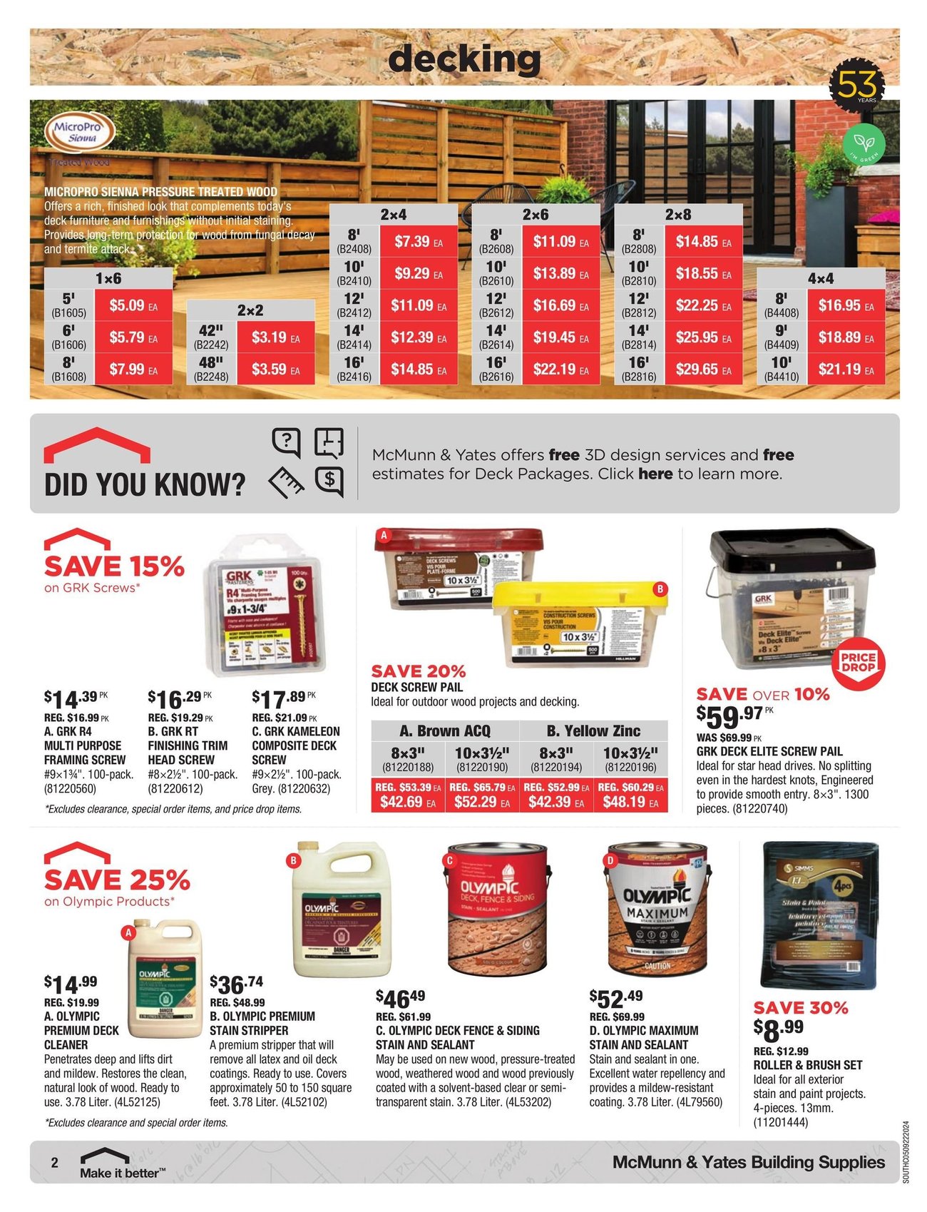 McMunn & Yates Building Supplies - Flyer Specials - Page 2
