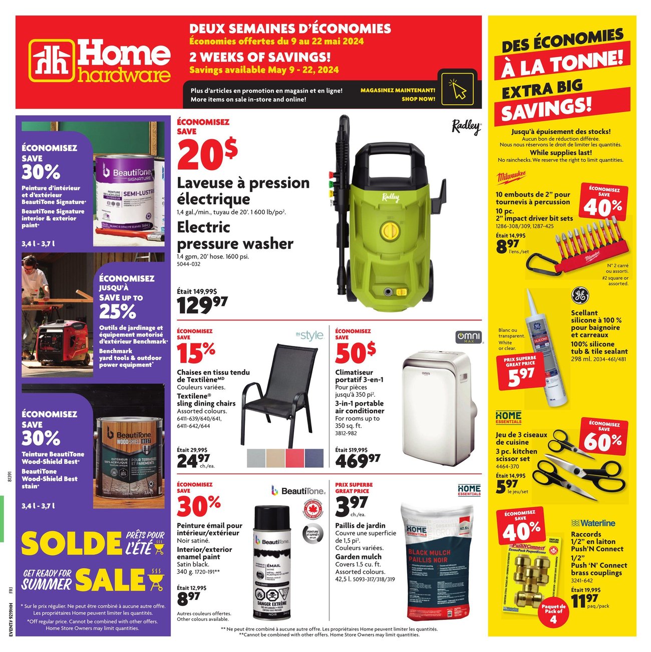Home Hardware - Quebec - 2 Weeks of Savings - Page 1